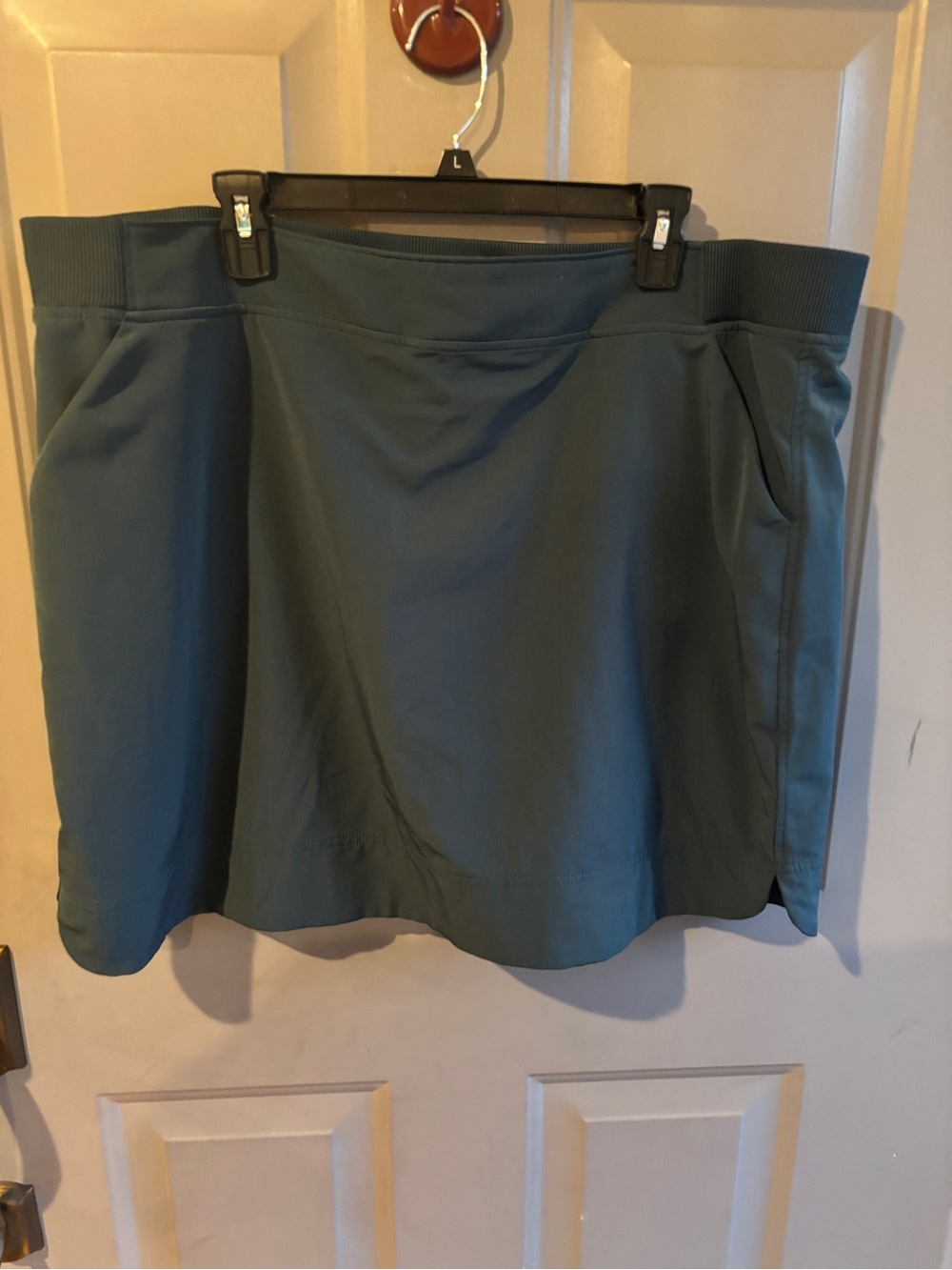 32 Degrees Teal Performance Skort with Side Pockets